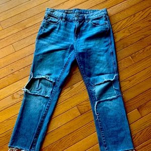 J Crew  Broken boyfriend jean
